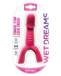 Wet Dreams Tongue Star Cock Crush Vibe - Pink