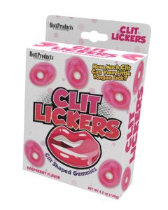 Clit Lickers Clit Shaped Gummies - Raspberry