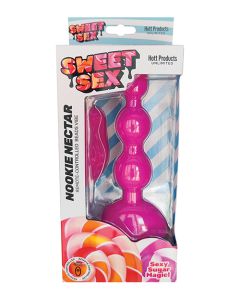 Sweet Sex Nookie Nectar Beads Vibe w/Remote - Magenta