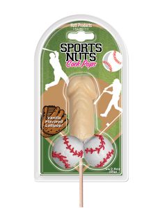 Sports Nuts Cock Pop Baseballs - Vanilla