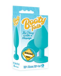 The 9's Booty Calls Wrong Way Plug - Blue
