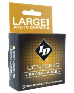 ID Extra Large Condoms - Box of 3