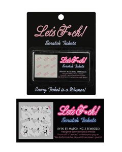 Let's Fuck! Scratch Tickets