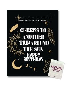 Cheers to Another Trip Around the World Greeting Card w/Matchbook