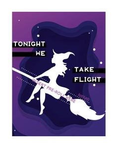 Halloween Take Flight Greeting Card w/Matchbook