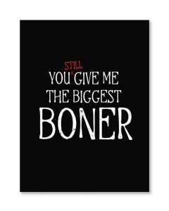 Biggest Boner Greeting Card
