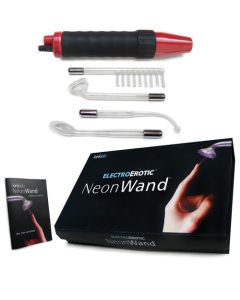 KinkLab Red Handle Neon Wand w/Red Electrode