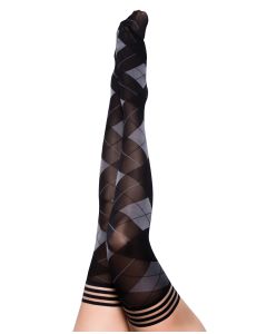 Kix'ies Kimmie Argyle Thigh High Argyle C