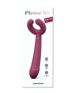 Love to Love Please Me Multi-Play Vibrator - Plum Star