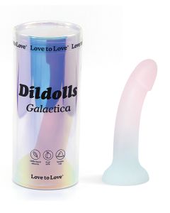 Love to Love Silicone Dildolls Galactica - Unicorn Color w/Glitter