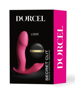 Dorcel Secret Clit Dual Stim Heating and Voice Control - Pink