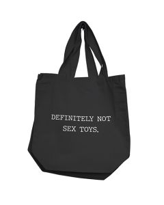 Nobu Definitely Not Sex Toys Reusable Tote - Black