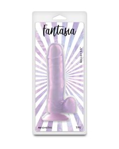 Fantasia Ballsy 6.5" Dildo - Orchid