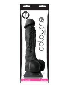 Colours Pleasures 7" Dong w/Balls & Suction Cup