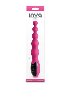 INYA Virtua Digital Beaded Anal Vibrator - Pink