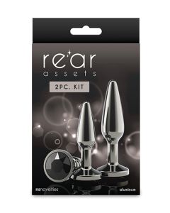 Rear Assets Tapered Trainer Kit Gunmetal - Black