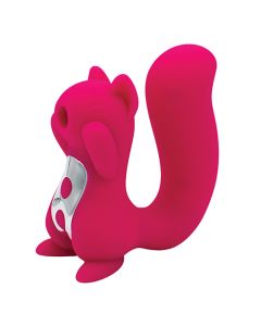 Natalie's Toy Box Screaming Squirrel Pulsing and Vibrating - Hot Pink