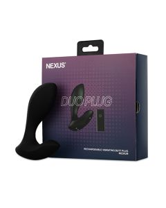Nexus DUO Plug Medium - Vibrating Butt Plug w/Remote Control