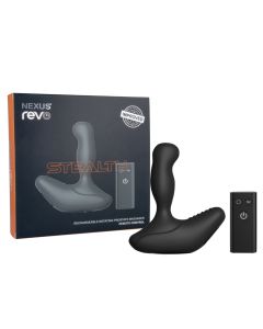 Nexus Revo Stealth Remote Control Rotating Prostate Massager - Black