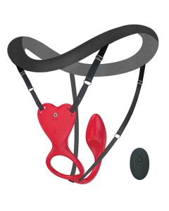 Sublime Flutterplugon Wearable Panty Vibe & Anal Plug w/Penis Access