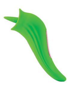 Space Starburst Clitoral Licking Vibe - Neon Green
