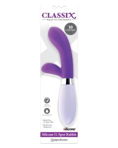 Classix Silicone G-Spot Rabbit - Purple