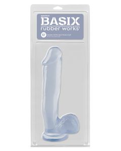 Basix Rubber Works 12" Dong w/Suction Cup