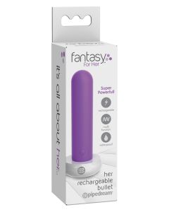 Fantasy For Her Rechargeable Bullet - Purple