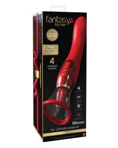 Fantasy For Her Ultimate Pleasure 24K Gold Seasonal Luxury Edition w/Travel Bag Luxury Box - Red