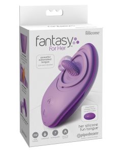 Fantasy For Her Silicone Fun Tongue - Purple