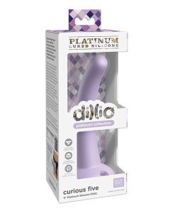 Dillio Platinum 5" Curious Five Silicone Dildo