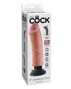 King Cock 8" Vibrating Cock