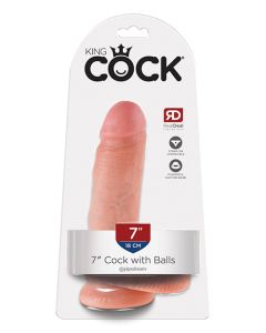 King Cock 7" Cock w/Balls