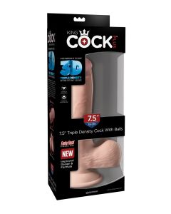 King Cock Plus 7.5" Triple Density Cock w/Balls