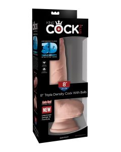 King Cock Plus 8" Triple Density Cock w/Balls