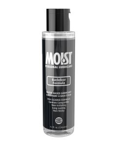 Moist Backdoor Formula Water-Based Personal Lubricant - 4.4 oz