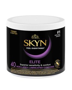 Lifestyles SKYN Elite Ultra Thin Condoms - Bowl of 40