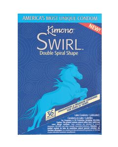Kimono Swirl Condoms - Pack of 36