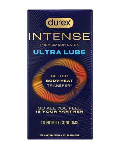 Durex Intense Ultra Lube Condoms - Box of 10