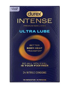 Durex Intense Ultra Lube Condoms - Box of 24