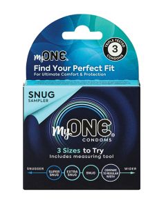 My One Snug Sampler Condoms - Pack of 3