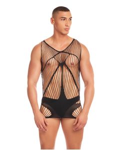Rainbow Party Automatic Long Tank - Black S/M