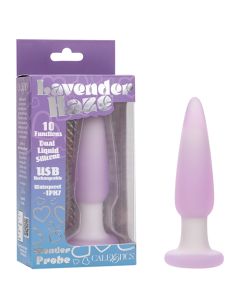 Lavender Haze Slender Anal Probe - Lavender/White