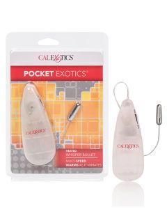Pocket Exotics Heated Whisper Bullet - Silver
