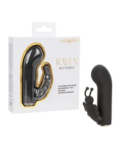 Raven Butterfly G-Spot Vibrator - Black
