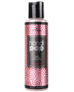 Handipop Hand Job Massage Gel - 4.2 oz Bottle Strawberry