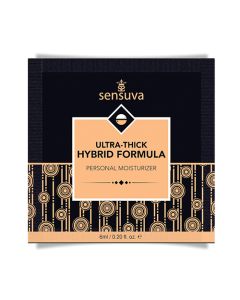 Sensuva Ultra Thick Hybrid Personal Moisturizer Single Use Packet - 6 ml Unscented