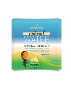 Sensuva Natural Water Based Personal Lubricant Single Packet - Pineapple