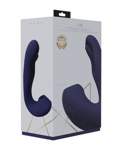 Shots Vive Yuna Dual Action Airwave Vibrator & G-Spot Stimulator - Purple