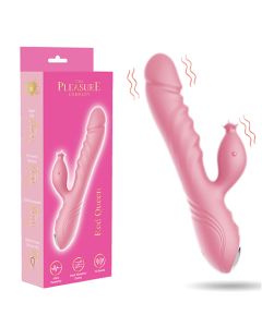 Red Queen Tickler Rabbit Vibe - Pink